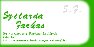 szilarda farkas business card